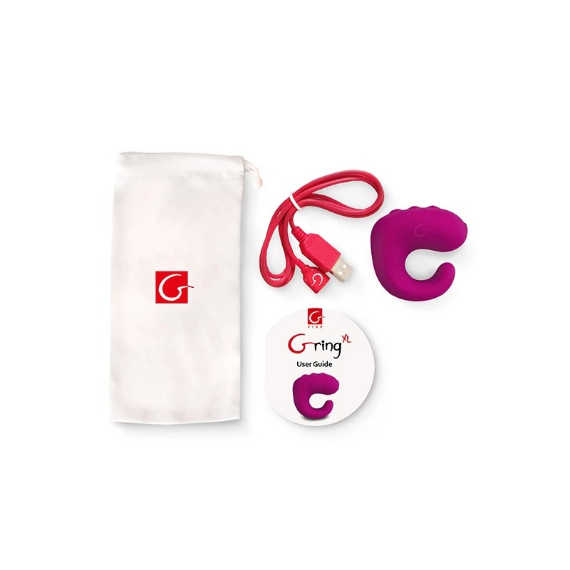 Wibrator na palec - Gvibe Gring XL Sweet Raspberry